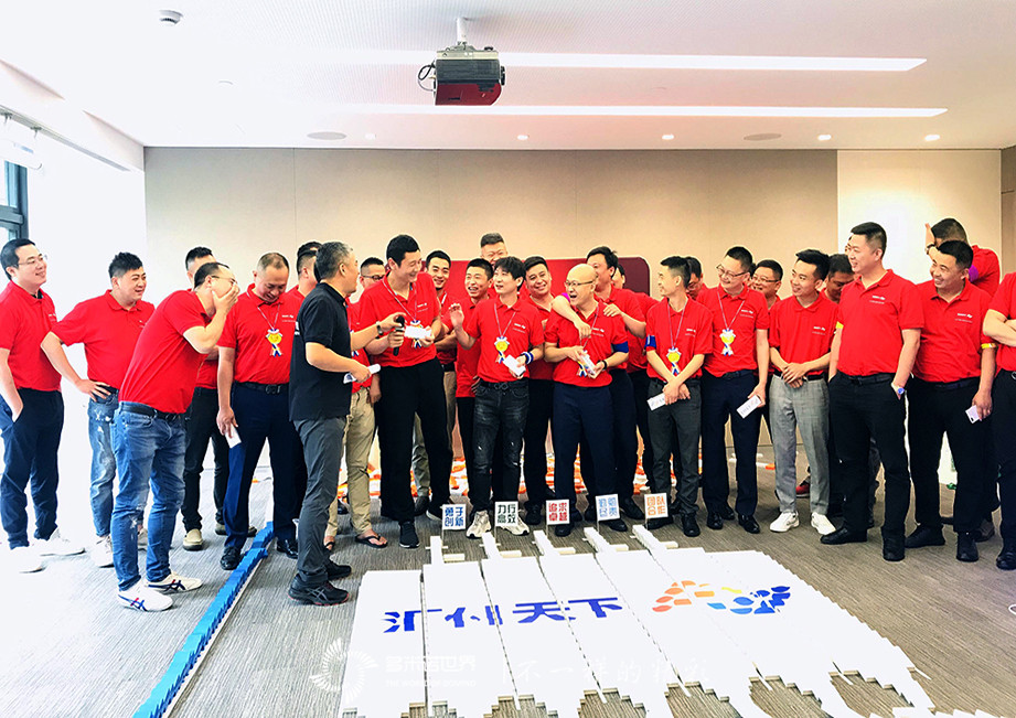 汇才学院总裁班，多米诺骨牌庆开学