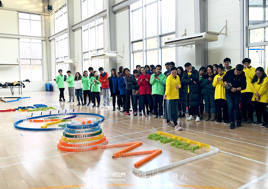 联通北京网络运营中心新员——创意多米诺骨牌挑战赛