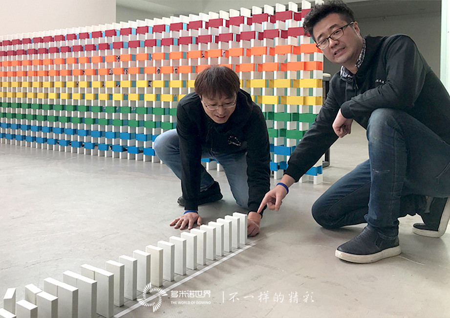 携手聚力、共创未来-360搜索Leader层团建多米诺大挑战