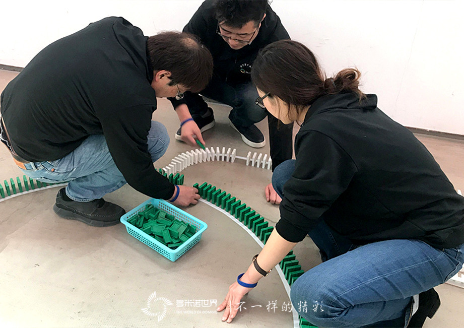 携手聚力、共创未来-360搜索Leader层团建多米诺大挑战