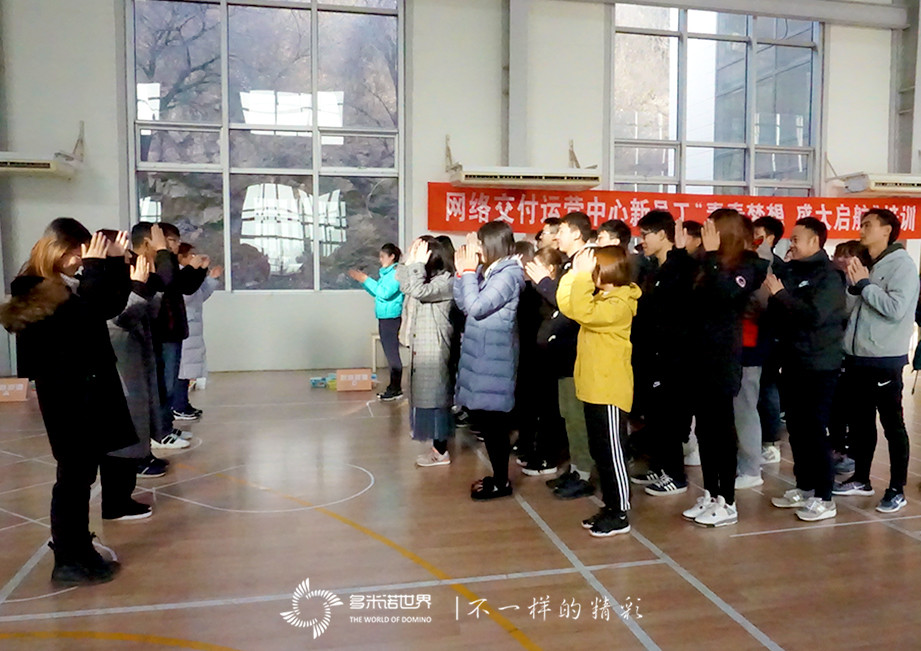 联通北京网络运营中心新员——创意多米诺骨牌挑战赛