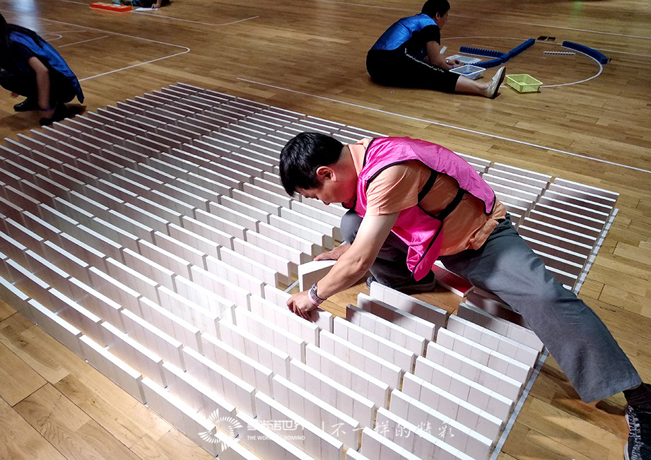 多米诺团队大挑战，同庆广发银行三十周年