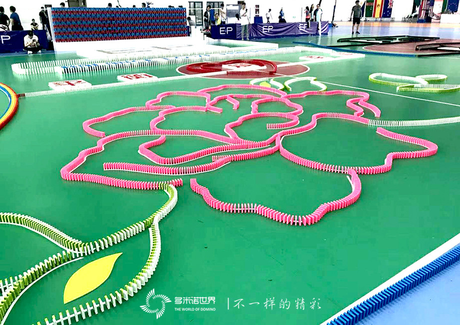 雅莹多米诺团队大挑战祝福集团30周年