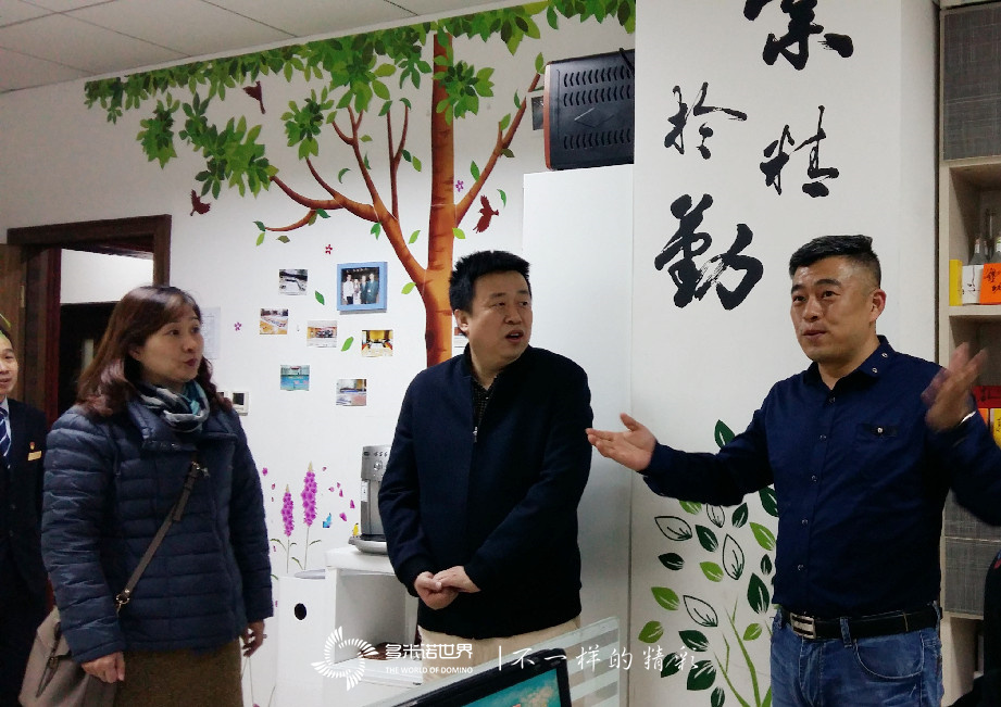 中关村科技园东城园领导莅临多米诺世界指导工作